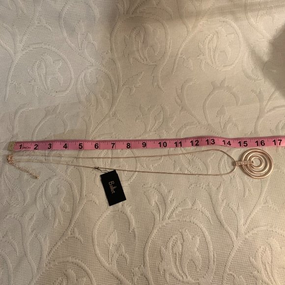 Ballet Brushed Gold Opera Statement Necklace - Picture 5 of 6